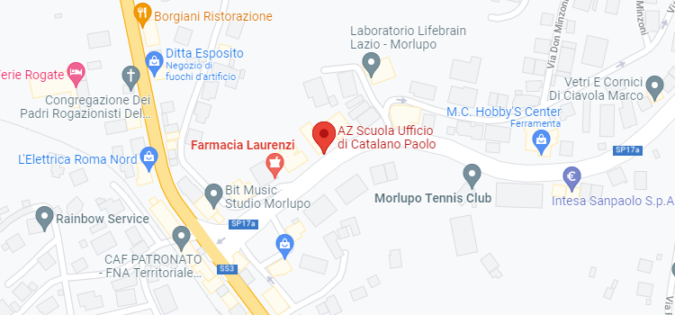 Immagine con posizione AZ a Morlupo
